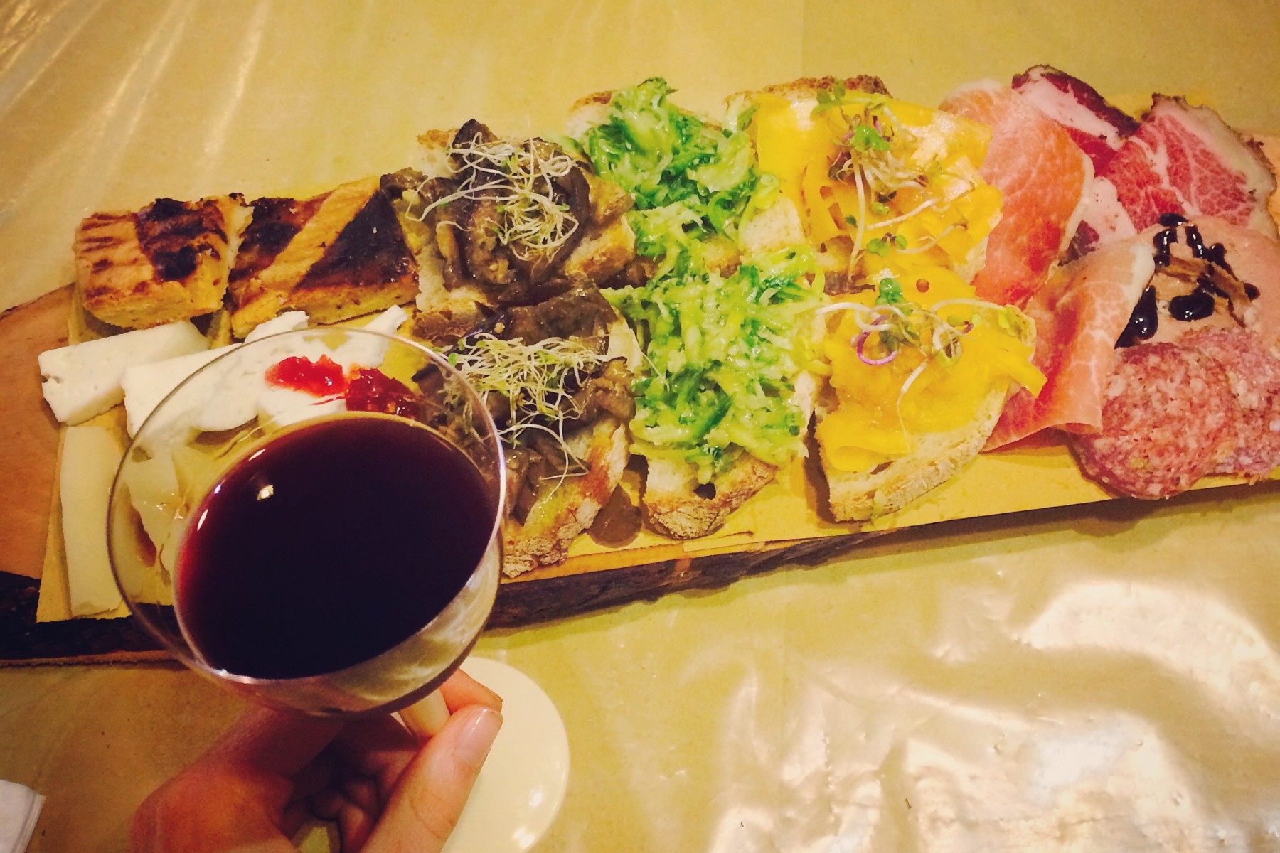 Degustationsplatte im km0